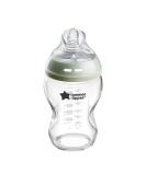 Tommee Tippee Natural Start Anti-Colic Glass Baby Bottle 250ml - Chest Sucker & Anti-Colic Valve - 1 Pack - Buy Online on GoSupps.com