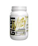 Giant Sports Whey Protein - Premium 100% Whey Protein Powder | 24G Protein & 5G BCAAs | Vanilla Ice Cream Flavor - 2lb - Buy Online on GoSupps.com