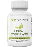 BiOptimizers Herbal Power Flush - Extra Strength Digestive Cleanse for Bloating Relief & Toxin Elimination - 90 Capsules - Buy Online on GoSupps.com