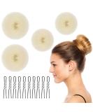 4-Piece Hair Donut Bun Maker Set & 10 Hairpins - Easy Hair Accessories for Dancers & Everyday Styles - Buy Online on GoSupps.com