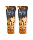 Bath & Body Works Midnight Amber Glow Ultimate Hydration Body Cream For Women 8 Fl Oz 2- Pack (Midnight Amber Glow) 8.0 ounces - Buy Online on GoSupps.com