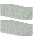 Comfy Cubs Muslin Spitting Towels 10-Pack | Large 100% Cotton Hand Washcloths - Extra Absorbent & Soft (Fern Design) - Buy Online on GoSupps.com