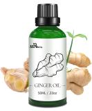 Ginger Essential Oil 50ml - Pure Ginger Oil for Skin Massage & Hair Care | International Shipping - Buy Online on GoSupps.com