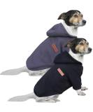 HuaLiSiJi Dog Hoodie - XXXL Black+Gray Dog Sweatshirt - Warm, Lightweight, and Easy to Wear - Buy Online on GoSupps.com