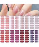 Mother's Day Gifts 8 Sheets Elegant Nail Polish Stickers & 3 Pieces Nail File Self-Adhesive Nail Art Decals Strips Manicure Kits Nail Art Designs for Women Girls(Pure Colors) D-8 - Buy Online on GoSupps.com