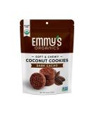 Emmy's Organics Dark Cacao Coconut Cookies - Gluten-Free, Vegan, Paleo (6 oz, Pack of 8) - Buy Online on GoSupps.com