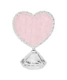 Heart Shaped Resin Nail Art Palette | Portable Nail Tip Gel Polish Display Stand | Home Salon & Art Painting Tool with Gold & Silver Edges - Buy Online on GoSupps.com