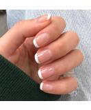 YoYoee Coffin Press on Nails - Nude Short Fake Nails 24Pcs - Natural Acrylic Full Cover False Nails for Women and Girls - Buy Online on GoSupps.com