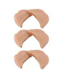 Futheda Silicone-Gel Toe Caps | 3 Pairs High Heel Cushion & Dance Shoe Pads | Soft Toe Protection for Athletes | Nude Color - Buy Online on GoSupps.com