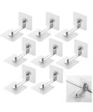 Safety Anchor for Furniture - 8 Sets of Transparent Wall Anchors for Toddlers & Pets - No Drilling Furniture Tilt Protection with Self-Adhesive Screws - Buy Online on GoSupps.com