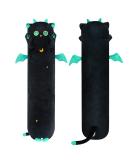 Mewaii 44in Long Cat Plush Pillow Stuffed Animal - Cute Big Green Eyes, Soft Toy for Kids (Black) - Buy Online on GoSupps.com
