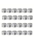 Buy 24Pcs 118ml Aluminum Empty Jars - Screw Cap Cream Cans for Lotion Candles & Cosmetics | International Shipping - Buy Online on GoSupps.com