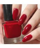 Buy COSMOO 13ml Red Quick Dry Nail Polish - Vegan Chip-Resistant Long-Lasting Nail Lacquer for Stunning Nail Art | Free International Shipping - Buy Online on GoSupps.com