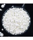 Edible sweets 120g white pearl sweets sprinkle birthday wedding halloween Thanksgiving Christmas cake cupcake biscuit dim sum decorative sweets - Buy Online on GoSupps.com