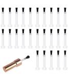 Replacement Nail Polish Brush Kit - 25pcs Disposable Nail Art Brush Set with Handle & Soft Bristles for Dip Powder & Liquid - Buy Online on GoSupps.com