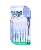 GUM TRAV-LER 0.6IN Candle Light Blue Interdental Brush - Best for Dental Care | International Shipping Available - Buy Online on GoSupps.com