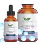 Organic Hyaluronic Acid Serum with Aloe & Chamomile - Anti-Aging Facial Moisturizer for All Skin Types (2 oz) - Buy Online on GoSupps.com
