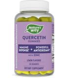 Nature's Way Quercetin Gummies with Zinc - Immune Defense and Antioxidant Support - 60 Lemon Flavored Gummies - Buy Online on GoSupps.com