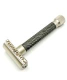 Parker Safety Razor Open Comb - Adjustable Graphite Gray Razor with 5 Settings for Mild to Aggressive Shaves - Buy Online on GoSupps.com