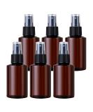 TIANZD 6 Pieces Empty 100 ml Brown PET Plastic Fine Mist Pump Spray Bottles with Black Sprayer for Cosmetic Perfume Water Travel Portable Containers Refillable 1x Funnel 100ml - Buy Online on GoSupps.com