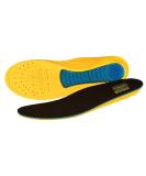 MEGAComfort MEGASole Anti-Fatigue Insoles  Original Dual Layer 100% Memory Foam with Gel  Women's Size 5-6-7  Yellow  Blue - Buy Online on GoSupps.com