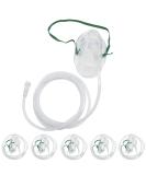 Pediatric Oxygen Mask 5 Pack with 7ft Tube - DEHP & Latex-Free Material - Size M - Buy Online on GoSupps.com