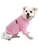 Shop Hualisiji 3XL Pink Dog Sweater - Warm & Light Fleece Sweatshirt for Large Dogs - Buy Online on GoSupps.com