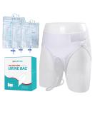 Buy Wearable Urinary Drainage Bag System for Men - Reusable Urine Collection Bag (2000 ML + 2x1000 ML) for Elderly & Bedridden Patients - International Shipping Available - Buy Online on GoSupps.com
