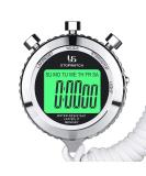 LAOPAO Metal Stopwatch Timer with Backlit | 1/100th Second Precision | 2 Lap Memory | Digital Stop Watch for Coaches - Buy Online on GoSupps.com