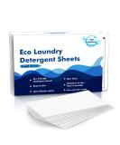 WorldFront Naturals Fresh Scent Eco-Friendly Laundry Detergent Sheets - 80 Sheets, 160 Washes | Non-Toxic, Sustainable & Gentle on Clothes - Buy Online on GoSupps.com