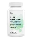5-HTP & L-Tyrosine with Green Tea Extract & Vitamins | Mood & Energy Support | USA Made | 120-Day Supply - Buy Online on GoSupps.com
