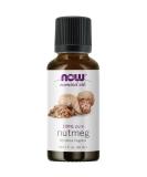 Now Foods Nutmeg Essential Oil 1 fl oz - Pure Aromatherapy & Wellness - Buy Online on GoSupps.com