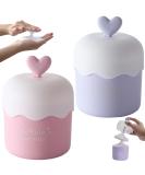 Skincare Bubble Foam Maker - 2Pcs Heart Design Portable Cleanser Foamer for Travel & Home - Fast Foaming Face Wash - Buy Online on GoSupps.com