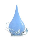 BVN Rubber Suction Ear Syringe 90ml Hand Bulb - Ear Wax Removal for Adults & Children - Blue Texture - Buy Online on GoSupps.com
