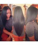 Subella Brazilian Straight Hair 10A Grade Virgin Human Hair Bundles - 14 16 18 Inch Natural Black Color - Buy Online on GoSupps.com