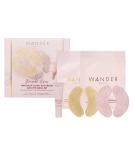 Wander Beauty Bright Eyes Baggage Claim Set - Award-Winning Under Eye Masks & Eye Cream - Best Clean Beauty Gift for Brighter Under Eyes - International Shipping Available - Buy Online on GoSupps.com