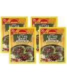 Lettuce Wrap Seasoning Mix Packets - Asian Fusion Chicken Recipe - 1.25 oz Each (Pack of 4) - Buy Online on GoSupps.com