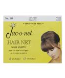 Jac-O-Net Tiny Mesh Bouffant Hair Net Black, Large Size | 1 Net Per Pack - Buy Online on GoSupps.com