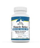 Terry Naturally Muscle Relax 60 Vegan Capsules | Occasional Muscle Cramp Relief, Nervous System Support | Non-GMO, Gluten-Free | 20 Servings - Buy Online on GoSupps.com