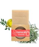 Menorah Skincare | Natural Lemongrass Handmade Bar Soap - 100% Essential Oils for Nourishing & Moisturizing Body Care - Unisex Luxury Soap - Buy Online on GoSupps.com