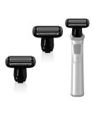 BestBomg Replacement Heads Compatible with Philips Norelco Multigroomer 3000/7000/9000 - Foil Razor Replacement Heads (2 Pack) - Buy Online on GoSupps.com