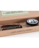 Captain Fawcett's Moustache Wax & Folding Pocket Comb Gift Set - Ylang Ylang Scent - Made in England - Buy Online on GoSupps.com