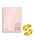 HOPEMATE 24K Gold Eye Mask with Hyaluronic Acid & Collagen - Reduce Wrinkles, Dark Circles, Puffiness & Fine Lines | Skin Firming Under Eye Patches - 14 Pairs - Buy Online on GoSupps.com