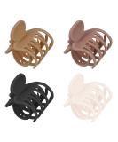 Buy Auidy_6txd Medium Claw Hair Clips - 4 Pack for Women & Girls | Ideal for Thin & Thick Hair - Durable & Stylish - Buy Online on GoSupps.com