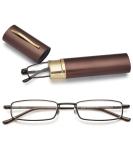 Magimodac Anti Blue Light Reading Glasses for Men & Women - Prescription Metal Frames Narrow Style 1.0 Diopters Includes Pencils - Enhance Vision & Protect Eyes - Buy Online on GoSupps.com