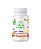 CoQ10 Powerful Antioxidant Capsules with Resveratrol | Boost Energy & Heart Health - International Shipping Available - Buy Online on GoSupps.com