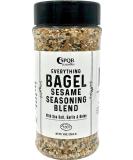 Everything Bagel Seasoning Blend Original XL 10 Ounce Jar Delicious Blend of Sea Salt and Spices Dried Minced Garlic Onion Flakes - Buy Online on GoSupps.com