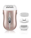 Rechargeable Cordless Epilator for Women - Rose Gold Hair Removal Device for Face, Arms, Legs, and Underarms - Buy Online on GoSupps.com
