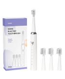 Y-Kelin Orthodontic Electric Toothbrush for Braces - Sonic Toothbrush with Replacement Heads 5 Modes Soft Bristle IPX7 Waterproof - Ideal for Braces Care - Buy Online on GoSupps.com