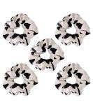Elastic Cow Pattern Hair Ties - Ponytail Holders for Girls | Durable Elastic Cords | International Shipping - Buy Online on GoSupps.com